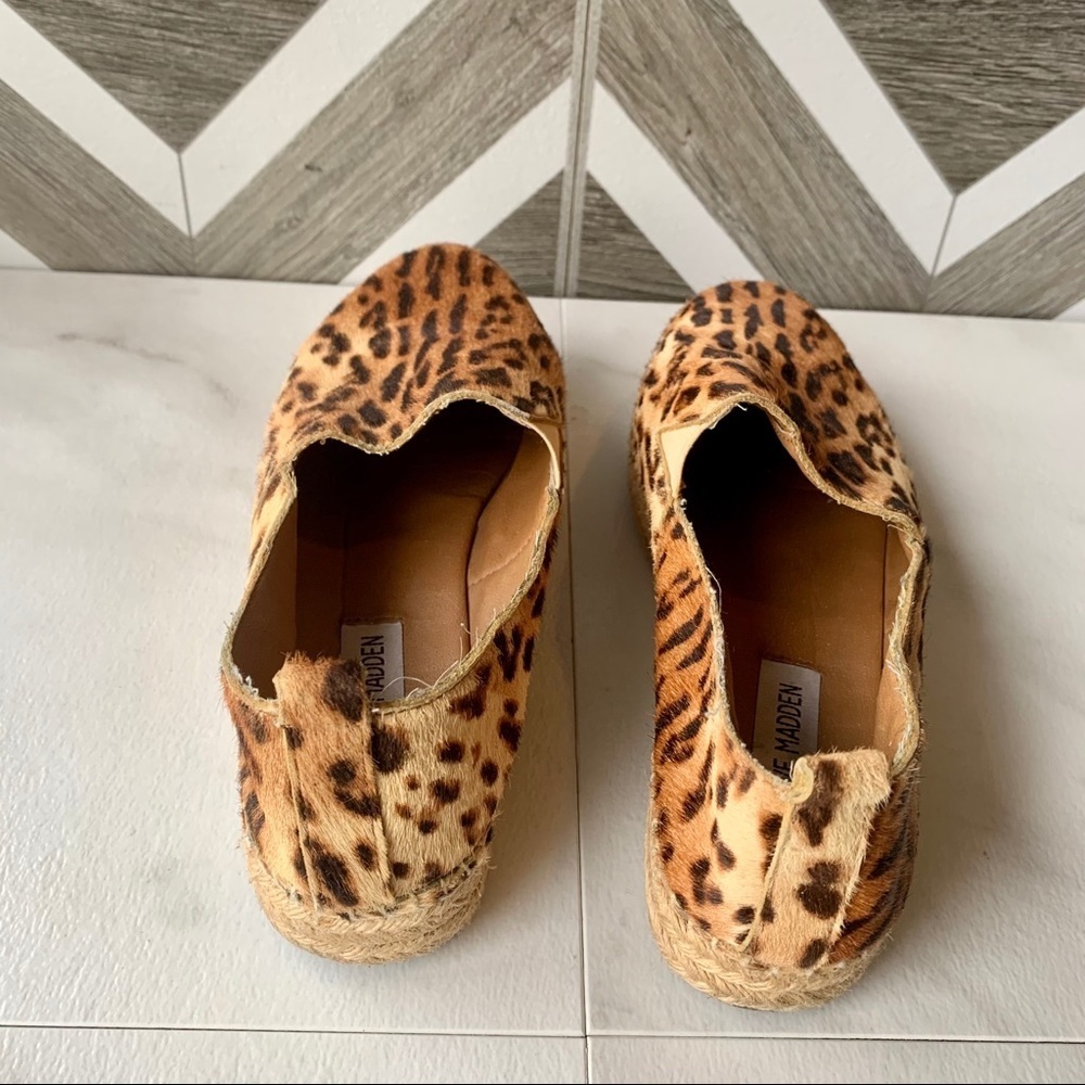 Steve Madden Cheetah Print Espadrilles Women’s 6.5 - image 7